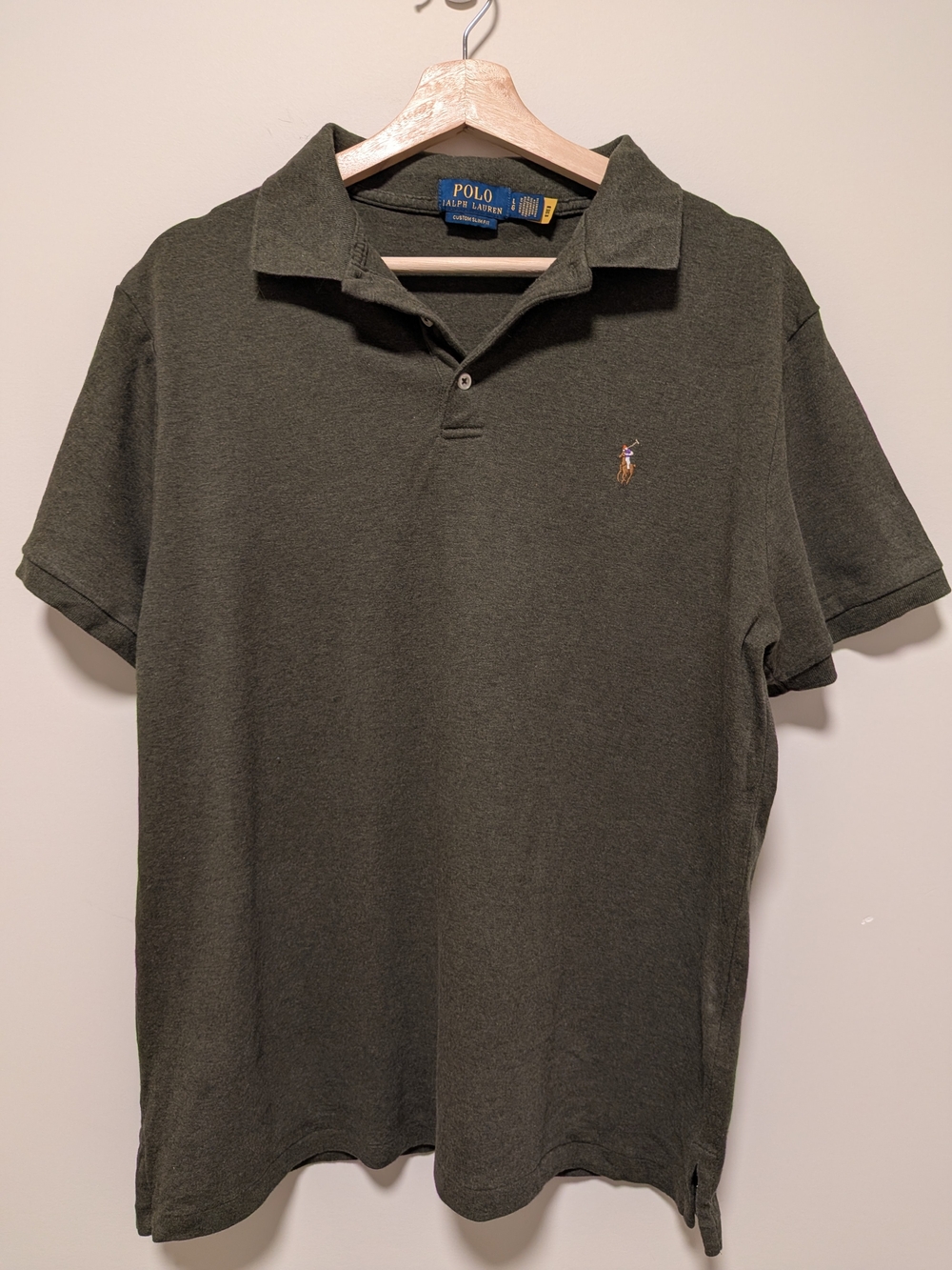 Polo by Ralph Lauren Men’s Olive Green Classic Polo